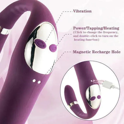 Heating Vibrator Clit Rubbing Massager