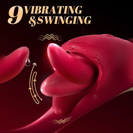 Clitoral Licking G Spot Vibrating & Swinging Stimulator