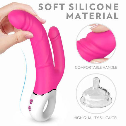 G Spot Anal Clitoris Stimulate Double Plug Vibrator