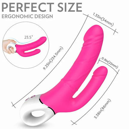 G Spot Anal Clitoris Stimulate Double Plug Vibrator