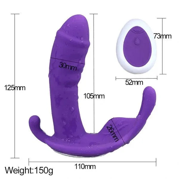 Wearable Butterfly Vibrator Sex Toys with Wireless Remote Control