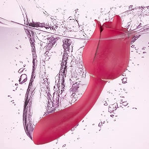 Rose Tongue Vibration with G spot Vibrator