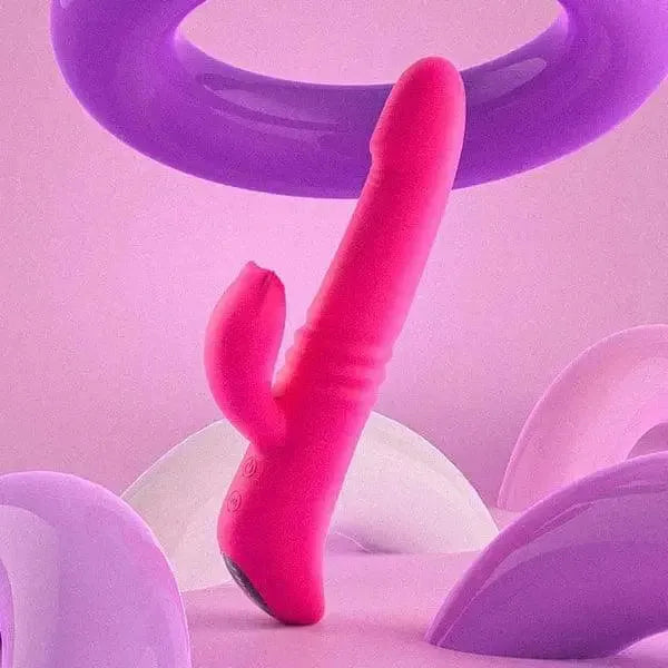 Large Penis Thrusting & Heating Rabbit Vibrator