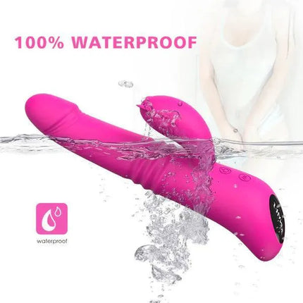 Large Penis Thrusting & Heating Rabbit Vibrator