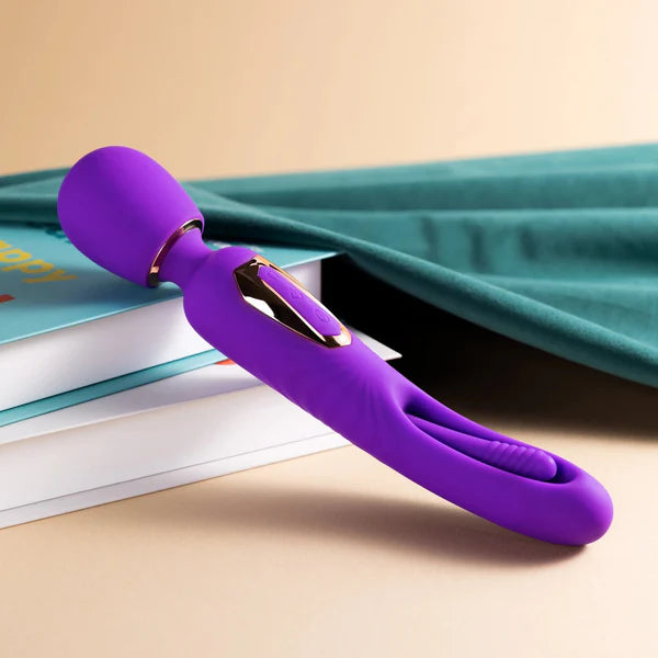 Vibrating Massage Wand & G-Spot Flapping Stimulator