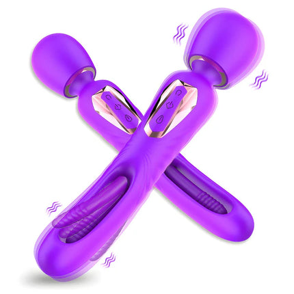 Vibrating Massage Wand & G-Spot Flapping Stimulator