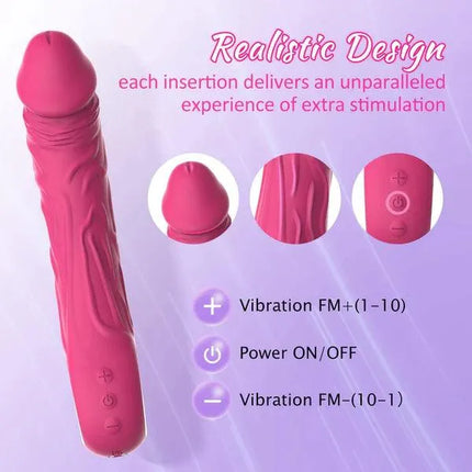 10 Powerful Realistic Silicone G-Spot Vibrator