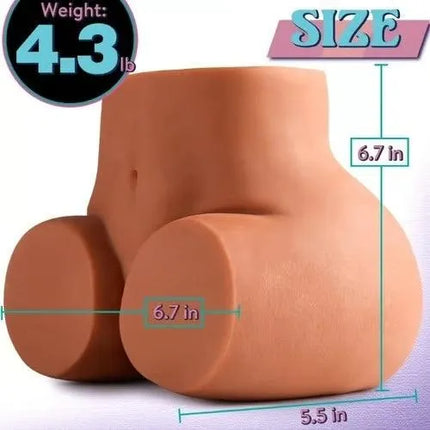 4.63 lbs Brown Doggie Realistic Masturbator