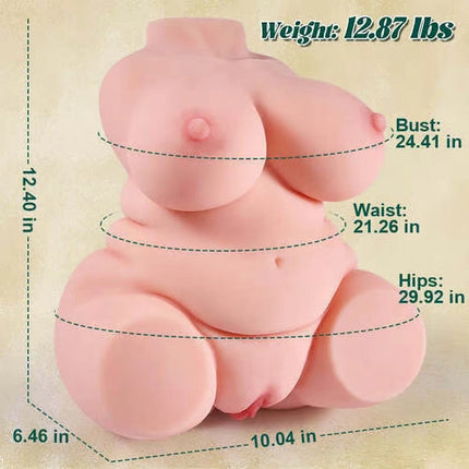 12.87 lbs Realistic Love Doll with Thick and Juicy Curves