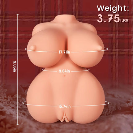 3.75 lbs High School Girl Lifelike Mini 2 Tunnels Sex Doll