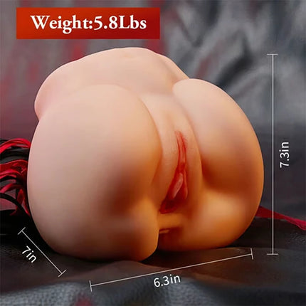 5.8 lbs Twin Tunnels Realistic Vagina and Ass