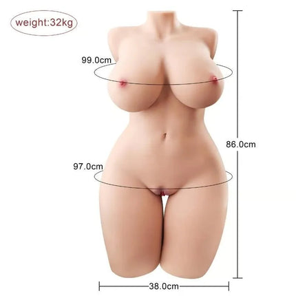 70 lbs Alluring True-to-life Doll with Plump Breast