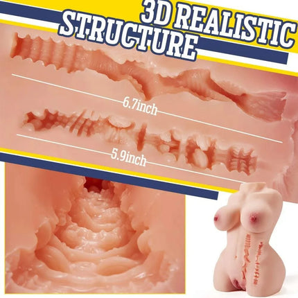 12.7 lbs 3D Male Masturbator Doll with Torso