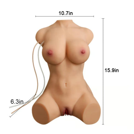 15.4 lbs Big Breast 5 Sucking and vibrating Realistic Love Doll Male Masturbator