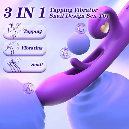 10 Vibration 7 Flapping Rabbit Flapping G Spot Dildo Vibrator