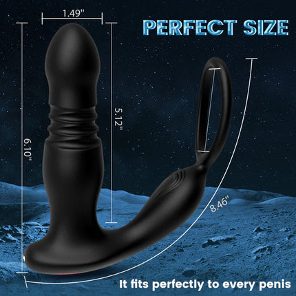 Vibrations Thrusts Prostate Massager