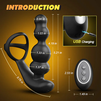 Anal Beads Rotating Prostate Massager