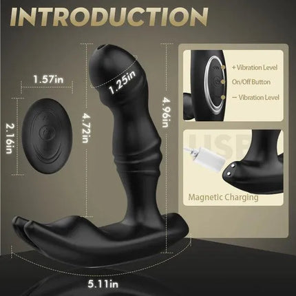 180° Adjustable Shaft Prostate Massager