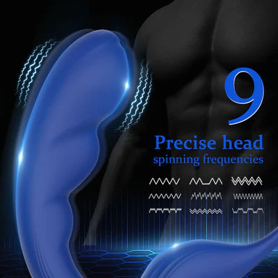 Wing Head Spinning Prostate Massager