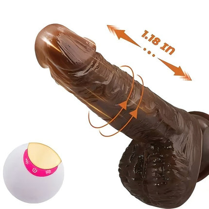 8.93 Inch 8 Thrusting Swinging Dildo