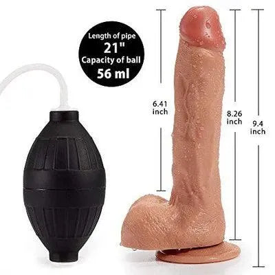 9.5 Inch Squirting Ejaculating Dildo