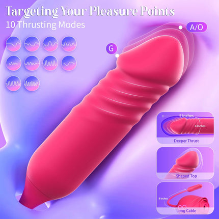 2024 Upgraded Rose Clit Sucking Toy Dildo G-spot Vibrator