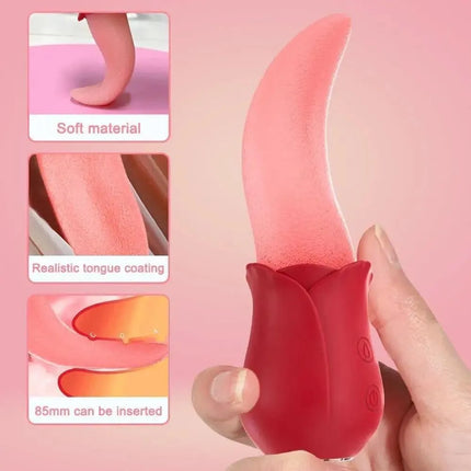 Rose Tongue Licking Vibrator