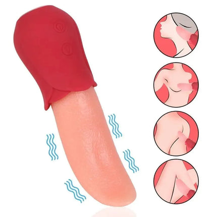 Rose Tongue Licking Vibrator