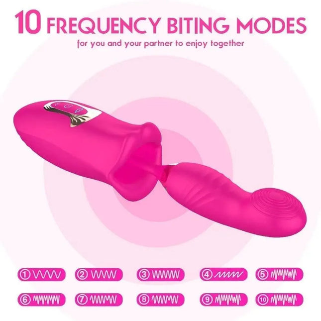 Rose Clit Stimulator & Tapping Vibrator