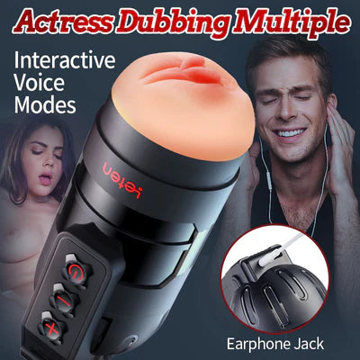 Vibrating APP Control Masturbation Cup