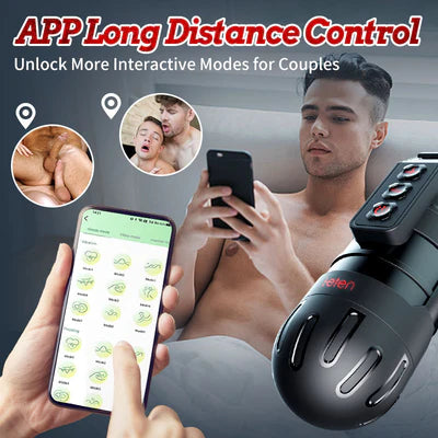 Vibrating APP Control Masturbation Cup