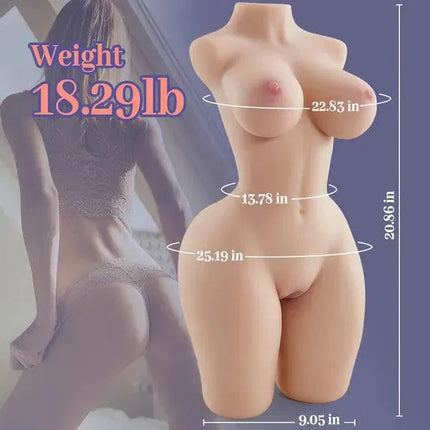 18.29 lbs Lifelike Butt with Perfect Nipples and Lumbar