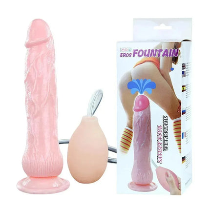 Realistic Suck&Squirting Water Dildo Suction Cup Dildos Penis Sex Toy for Women Masturbator