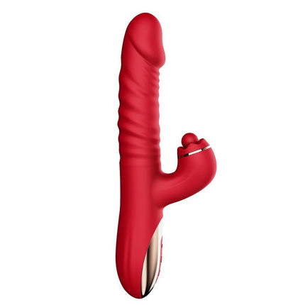 Thrusting Rotating Rabbit G-Spot Vibrator 3 in 1 Clitoris Stimulator Dildo