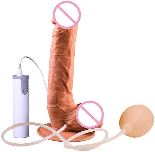 10 INCH REALISTIC EJACULATING & SQUIRTING DILDO