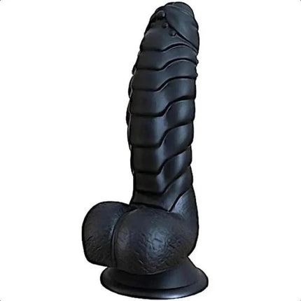 6 INCH BLACK DILDO