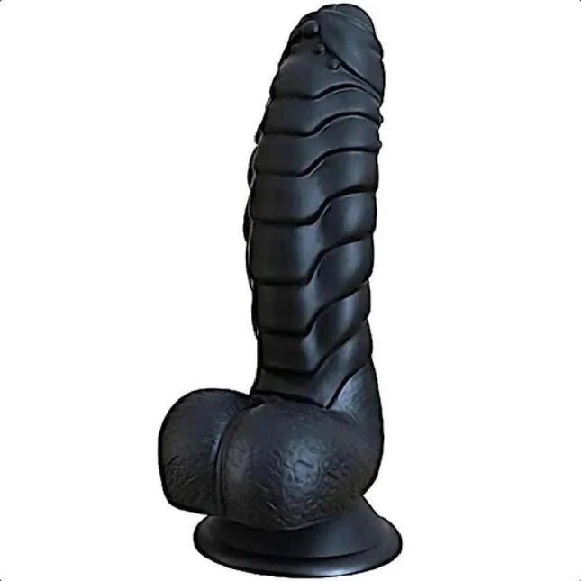 6 INCH BLACK DILDO