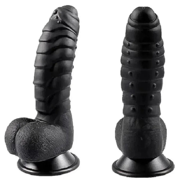 6 INCH BLACK DILDO