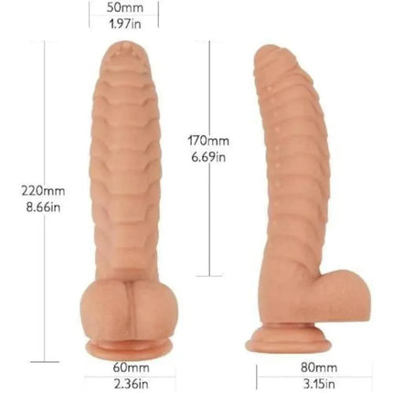 8 INCH DILDO WITH SUCTION CUP