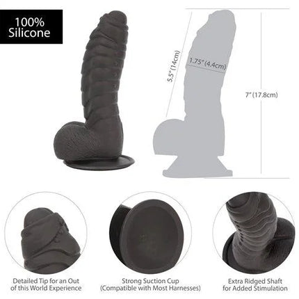 SILICONE SUCTION CUP DILDO