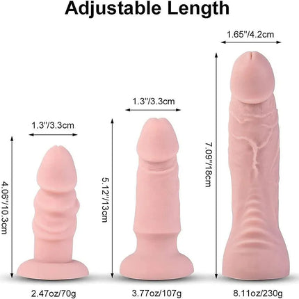 Strap-on Dildo 3 Removeable Silicone Dildos,Hollow Strap-on Set Dildo Pants,SM Sex Toys for Men and Women, Female Massage Masturbation Toys Strap on Harness Dildos for Women & Lesbian Couples