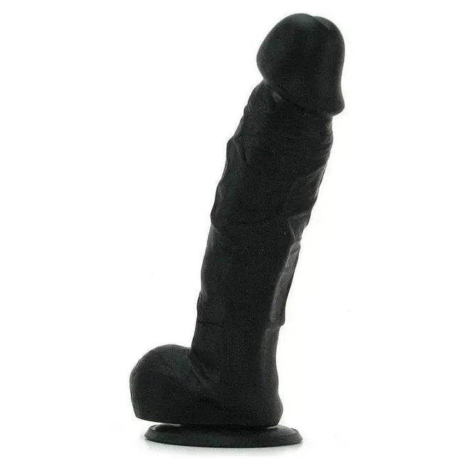 Small Silicone Colours Dildo in Black