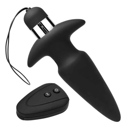 Wirelss Vibrating Silicone Anal Plug