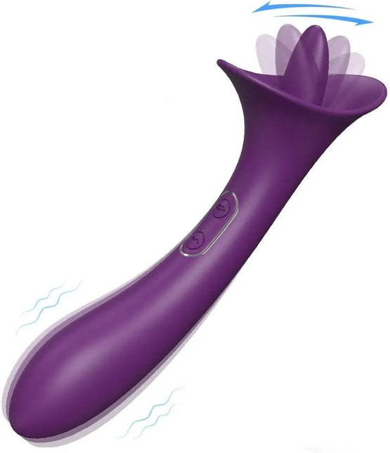 Clit Licking Tongue Vibrator With G Spot Stimulator