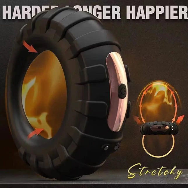 10 Frequency Vibration Penis Ring