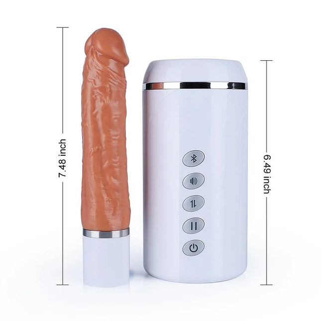 11.4-Inch 6-Frequency 3-Speed Telescoping Voice Dildo