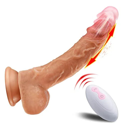 Thrusting Dildo Vibrator Sex Toy