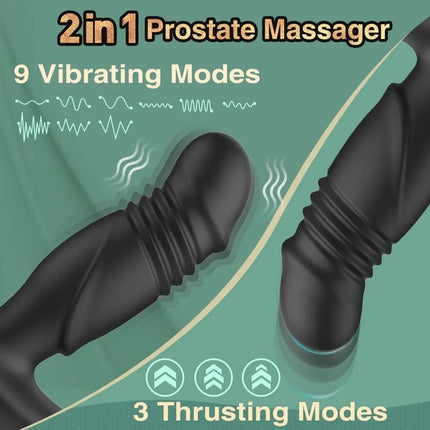 Thrusting & Vibrating Prostate Massager