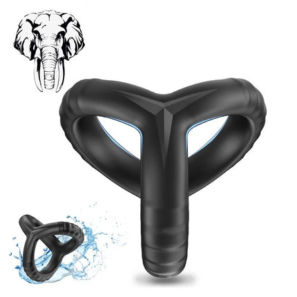 Silicone Double Lock Ring Penis Ring