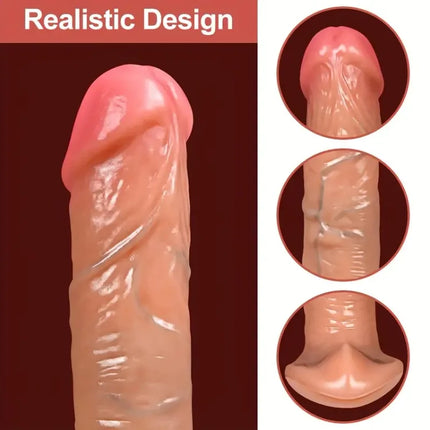 Remote Control Wearable 9 Clitoral Vibrating & 9 Thrusting Dildo Heating Thrusting Vibrator Vibrating Panties